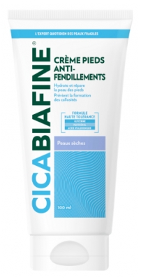 CicaBiafine Crème Pieds Anti-Fendillements Peaux Sèches 100 ml