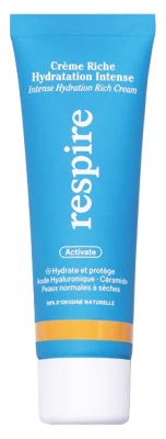 Respire Crème Riche Hydratation Intense Activate 50 ml