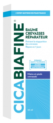 CicaBiafine Baume Réparateur Crevasses Mains et Pieds 50 ml