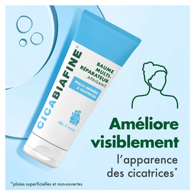CicaBiafine Baume Multi-Réparateur Apaisant Peaux Fragilisées et à Cicatrices 100 ml