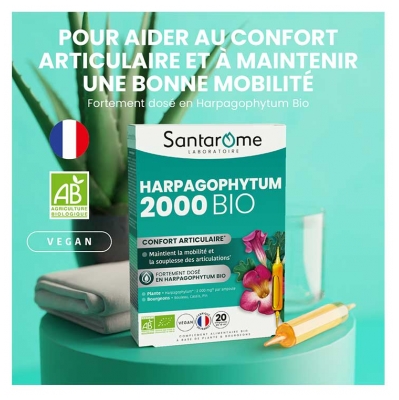 Santarome Harpagophytum 2000 Bio 20 Ampoules de 10 ml