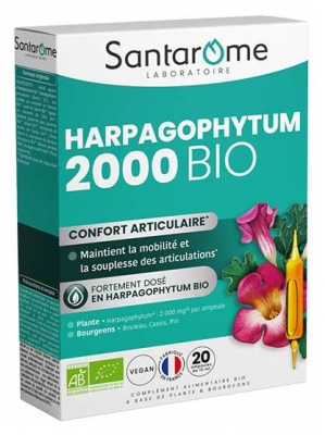 Santarome Harpagophytum 2000 Bio 20 Ampoules de 10 ml