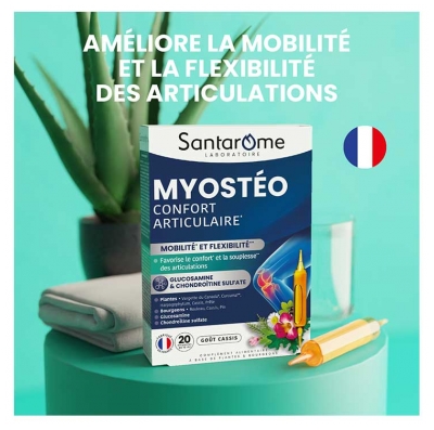 Santarome Myostéo Confort Articulaire Complément Alimentaire 20 Ampoules