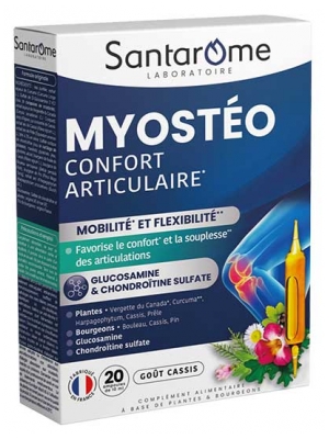 Santarome Myostéo Confort Articulaire Complément Alimentaire 20 Ampoules