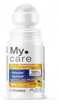 3C Pharma Mycare Roll-On Massage Chaleur Durable Relaxante 50 ml