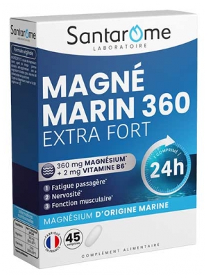 Santarome Magné Marin 360 Extra Fort 24H 45 Comprimés
