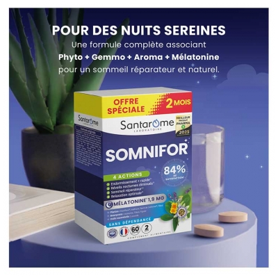 Santarome Somnifor 4 Actions 30 Comprimés