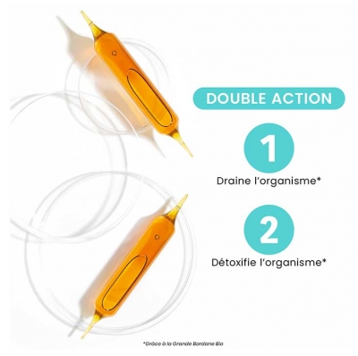 Santarome Bio Détox Draine & Détoxifie Bio 20 Ampoules