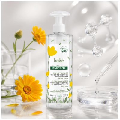 Klorane Eau Nettoyante Bébé 400 ml