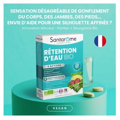 Santarome Bio Rétention d'Eau Bio 15 Comprimés