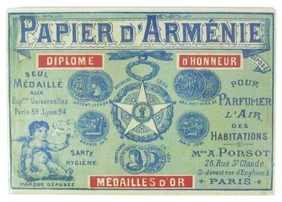 Le Papier d'Armenie Boite 1900 (12 Carnets Tradition)