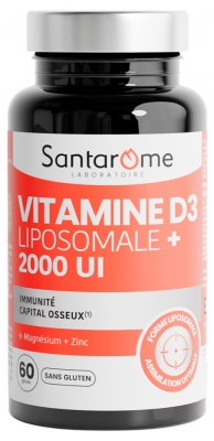 Santarome Vitamine D3 2000 Ui 60 Gélules