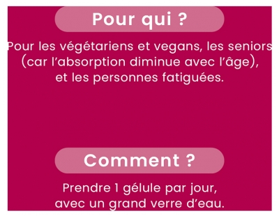 Santarome Vitamine B12 1000 µg 60 Gélules