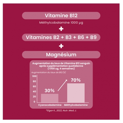 Santarome Vitamine B12 1000 µg 60 Gélules