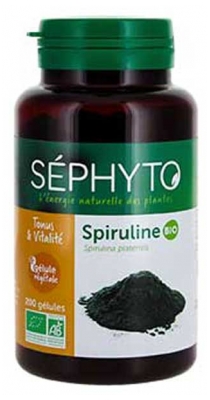 Séphyto Spiruline Bio 200 Gélules Végétales