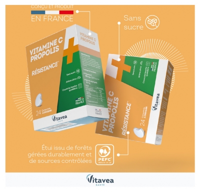 Vitavea Vitamine C + Propolis 24 comprimés à croquer