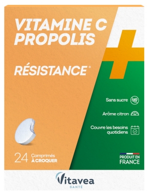 Vitavea Vitamine C + Propolis 24 comprimés à croquer