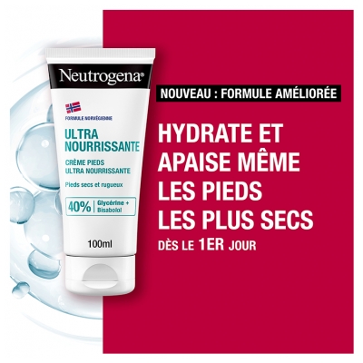 Neutrogena Ultra Nourishing Crème pour les Pieds Ultra Nourrissante 100 ml