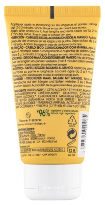 Klorane Nutrition - Cheveux Secs Après-Shampoing Nourrissant et Éclat à la Mangue 50 ml