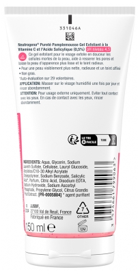 Neutrogena Gel Exfoliant Pureté au Pamplemousse 150 ML