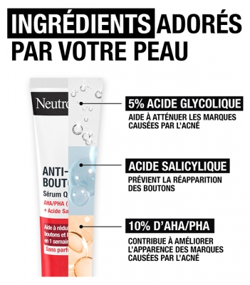 Neutrogena Anti-Boutons + Sans Parfum Sérum Quotidien 30 ml