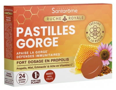 Santarome Ruche Royale Pastilles Gorge 24 Comprimés