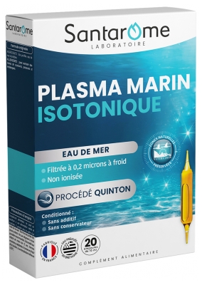 Santarome Plasma Marin Isotonique Eau de Mer 20 Ampoules
