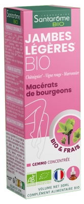 Santarome Jambes Légères Macérats de Bourgerons Bio 30 ml