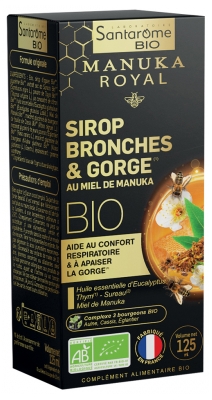 Santarome Sirop Gorge & Bronches au Miel de Manuka Bio 125 ml