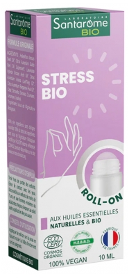 Santarome Roller Stress Huiles Essentielles Bio 10 ml