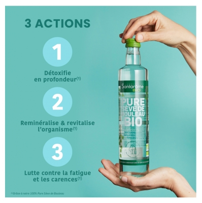 Santarome Pure Sève de Bouleau 100% Pure Bio 500 ml