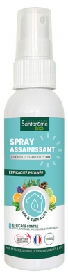 Santarome Spray Assainissant Bio 20 Huiles Essentielles Air & Surfaces 100 ml