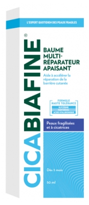 CicaBiafine Baume Multi-Réparateur Apaisant Peaux Fragilisées et à Cicatrices 50 ml