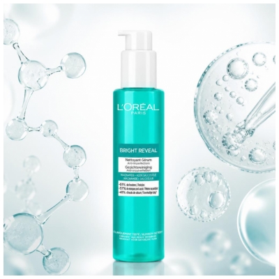 L'Oréal Paris Bright Reveal Nettoyant Sérum Anti Imperfections Peaux Sensibles 150 ML