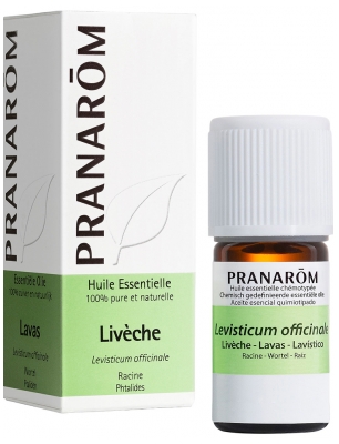 Pranarôm Huile Essentielle Livèche Levisticum Officinale Partie Distillée : Racine 5 Ml...