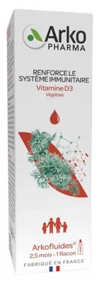 Arkopharma Arkofluides Vitamine D3 Végétale 2.5 Mois 15 ml