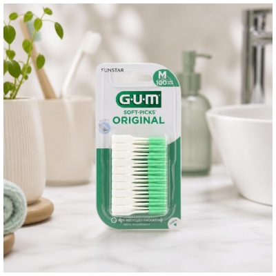 GUM 100 Soft-Picks Original Medium