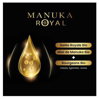 Santarome Bio Gelée Royale 2000 Miel de Manuka Bio 20 Ampoules de 10 ml