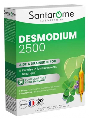Santarome Phyto Desmodium 2500 20 Ampoules de 10 ml