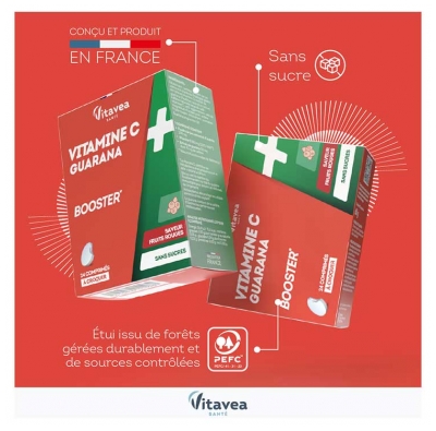 Vitavea Vitamine C + Guarana Booster 24 comprimés à croquer
