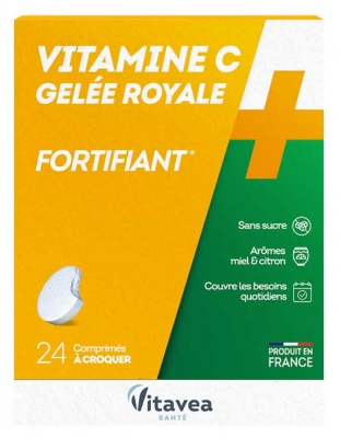 Vitavea Vitamine C + Gelee Royale 24 Comprimés à Croquer