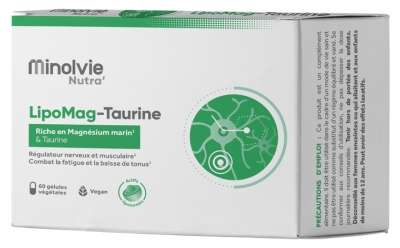 Minolvie Nutra' Lipomag-Taurine 60 Gélules Végétales