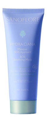 Sanoflore Hydra Ciana Masque SOS Apaisant Visage Bio 75 ml