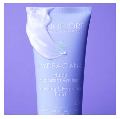 Sanoflore Hydra Ciana Fluide Hydratant Apaisant Visage Bio 50 ml