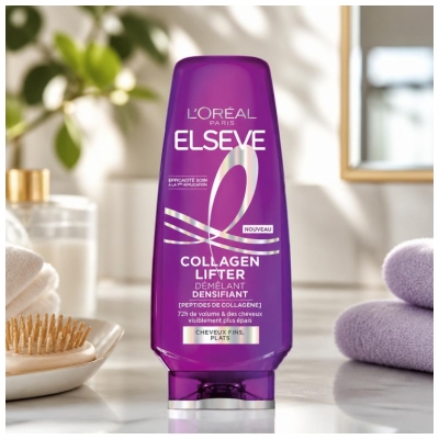 L'Oréal Paris Elseve Collagen Lifter Démêlant Densifiant Cheveux Fins et Plats 200 ml