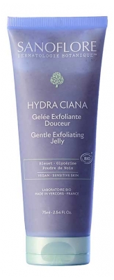 Sanoflore Hydra Ciana Gelée Exfoliante Douceur Visage Bio 75 ml