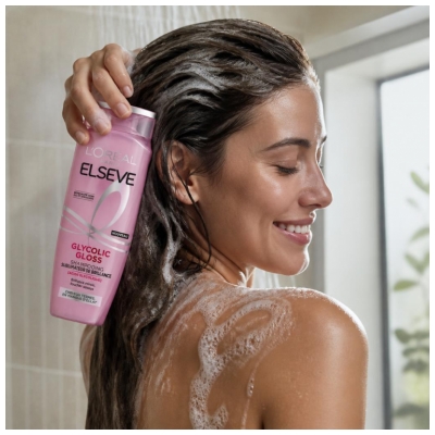 L'Oréal Paris Elseve Glycolic Gloss Shampoing Sublimateur de Brillance Cheveux Ternes 250 ml