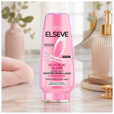 L'Oréal Paris Elseve Glycolic Gloss Démêlant Booster de Brillance Cheveux Ternes 250 ml