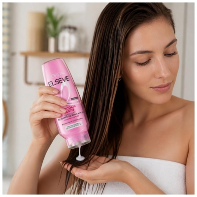 L'Oréal Paris Elseve Glycolic Gloss Démêlant Booster de Brillance Cheveux Ternes 250 ml