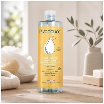 Rivadouce Huile Lavante Relipidante Corps 400 ML